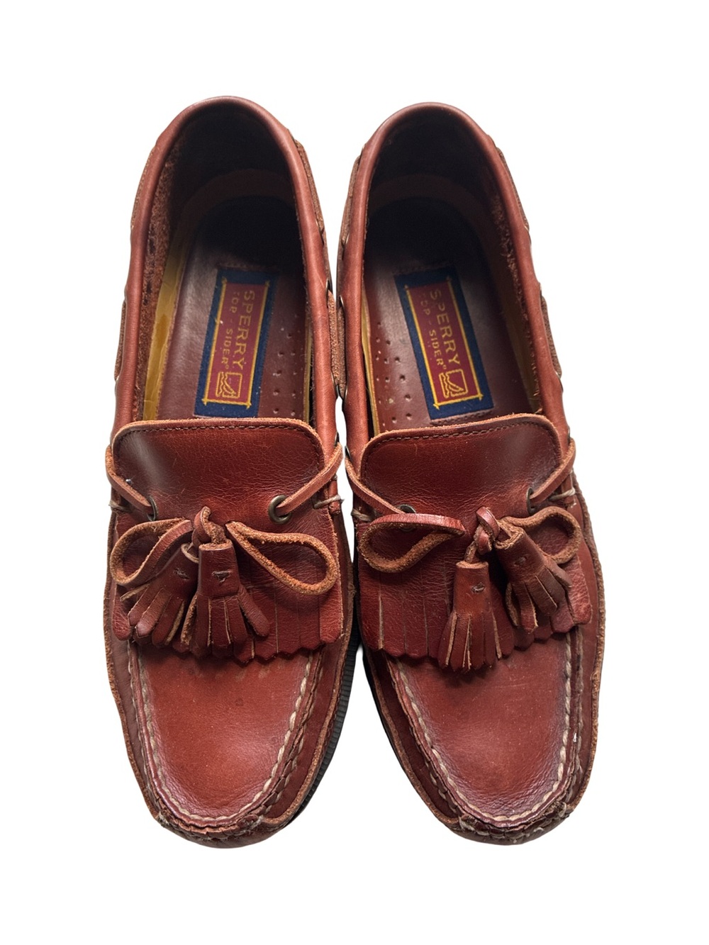 Sperry Men’s Chestnut Leather Tassel Loafers